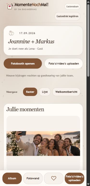 Samen foto’s bekijken, liken en delen