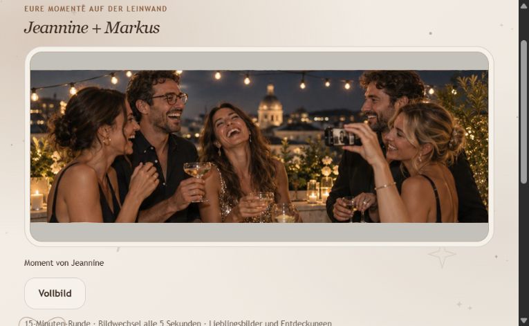 Eure Momente auf der großen Leinwand